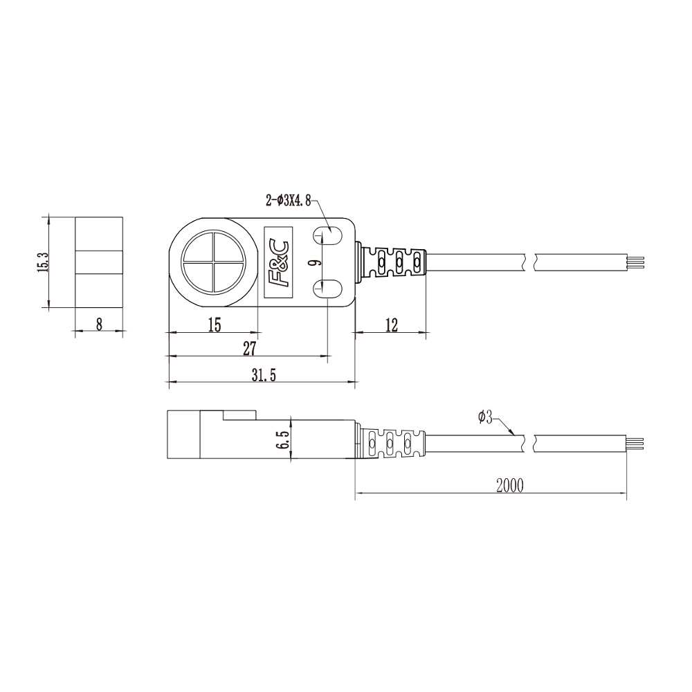 F3N-15DN05-P R2M размеры