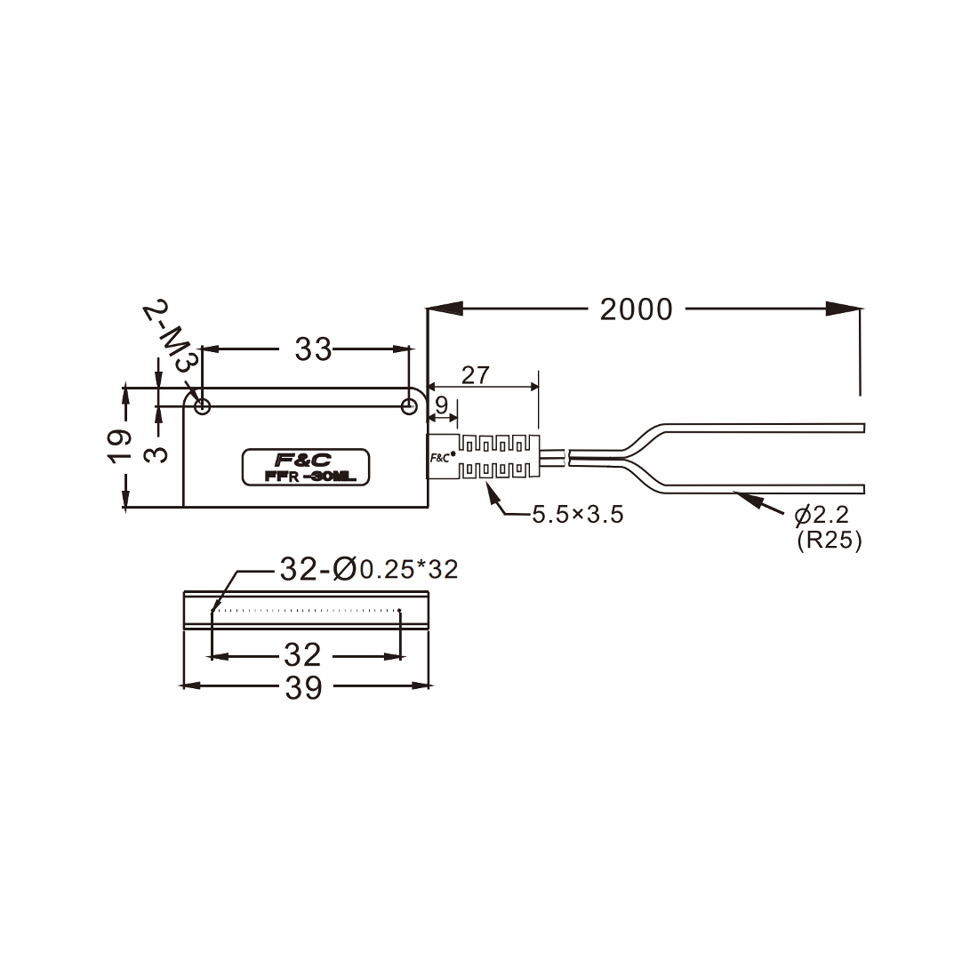 FFR-30ML габариты