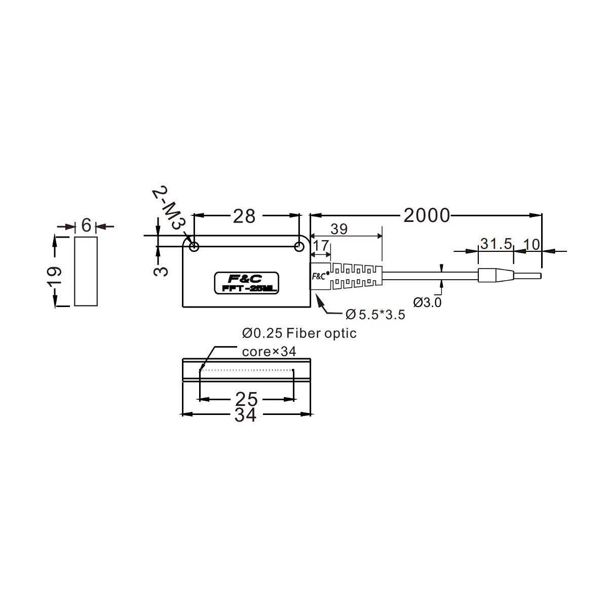 FFT-25ML габариты